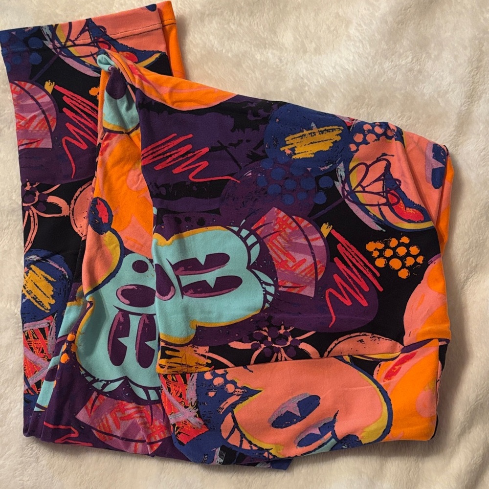 Colorful Disney  Print Leggings